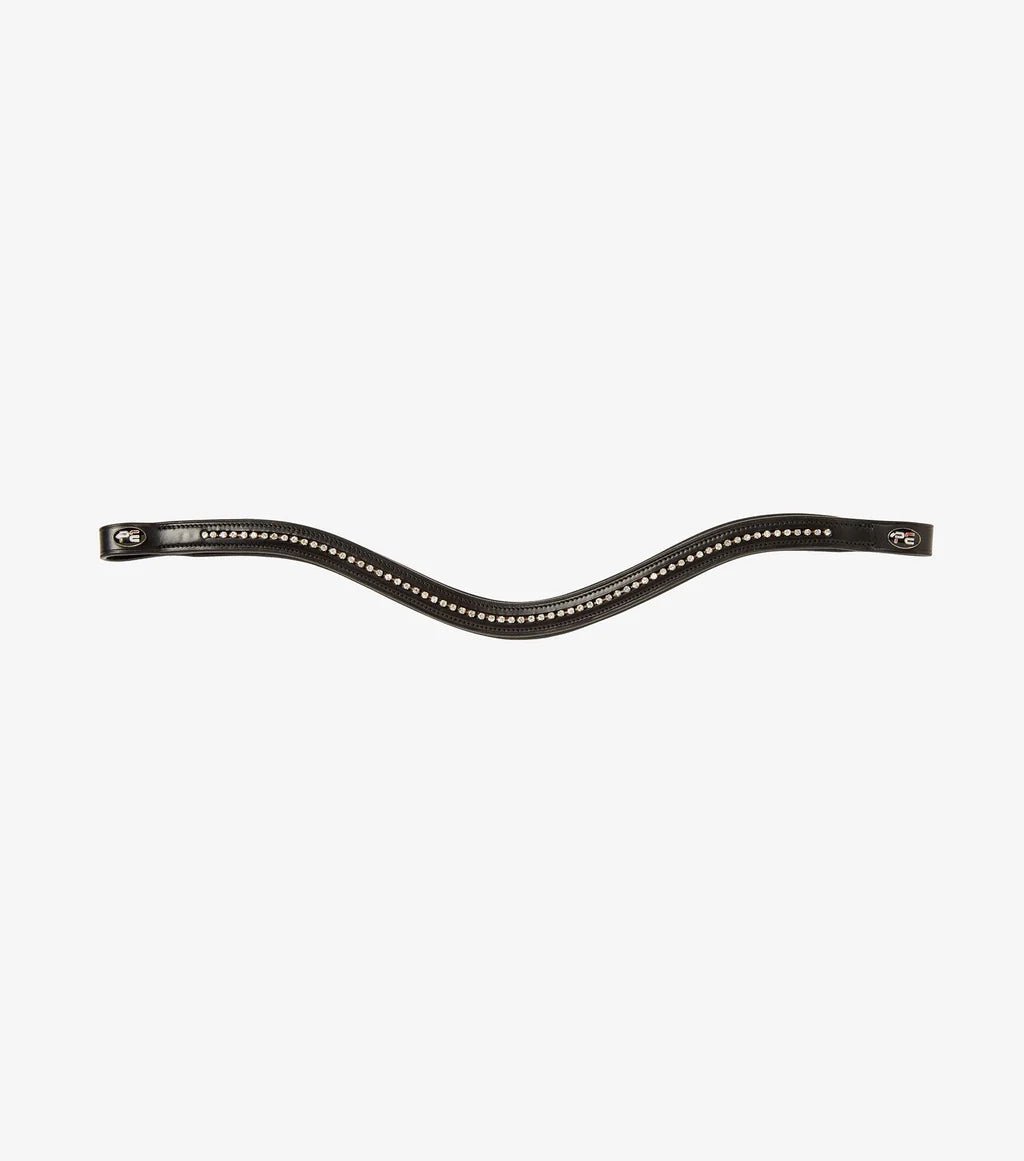 Premier Equine Elaborare Shaped Diamante Browband - Nags Essentials