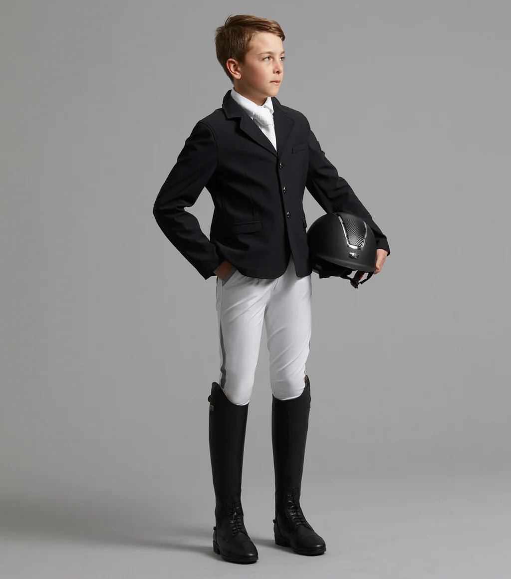 Premier Equine Enzo Boys Competition Jacket - Black - Nags Essentials