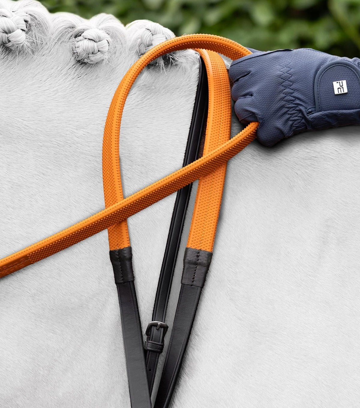 Premier Equine Exercise / Racing Reins Black - Nags Essentials