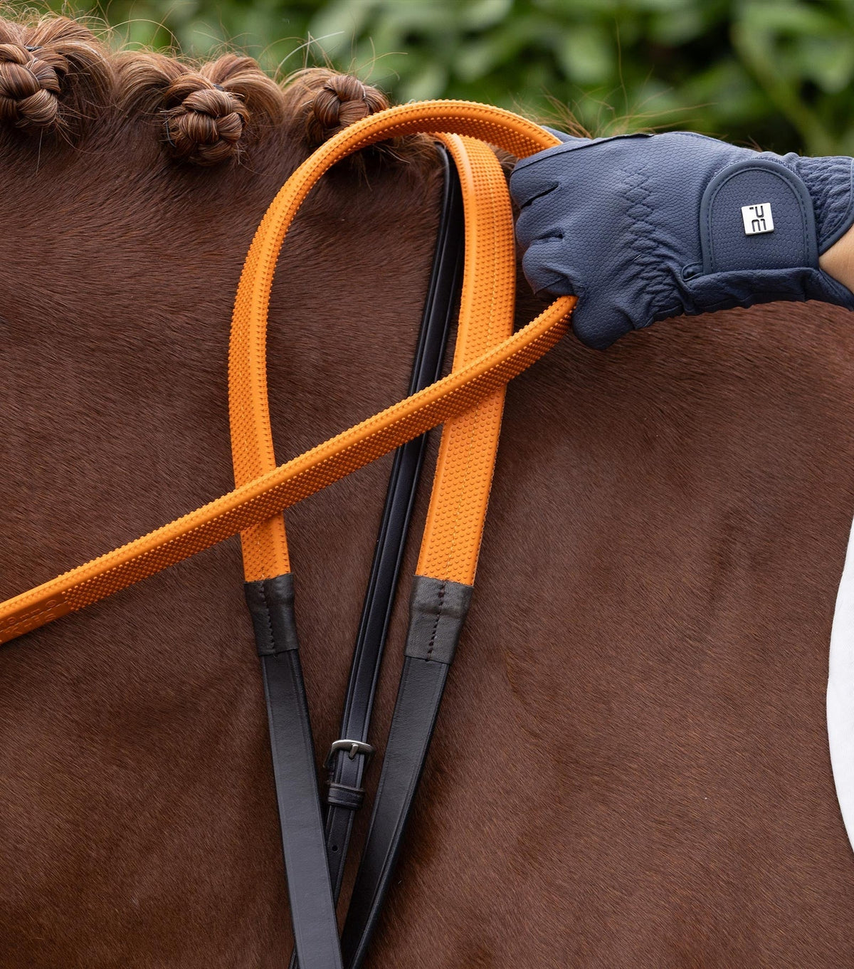 Premier Equine Exercise / Racing Reins Black - Nags Essentials