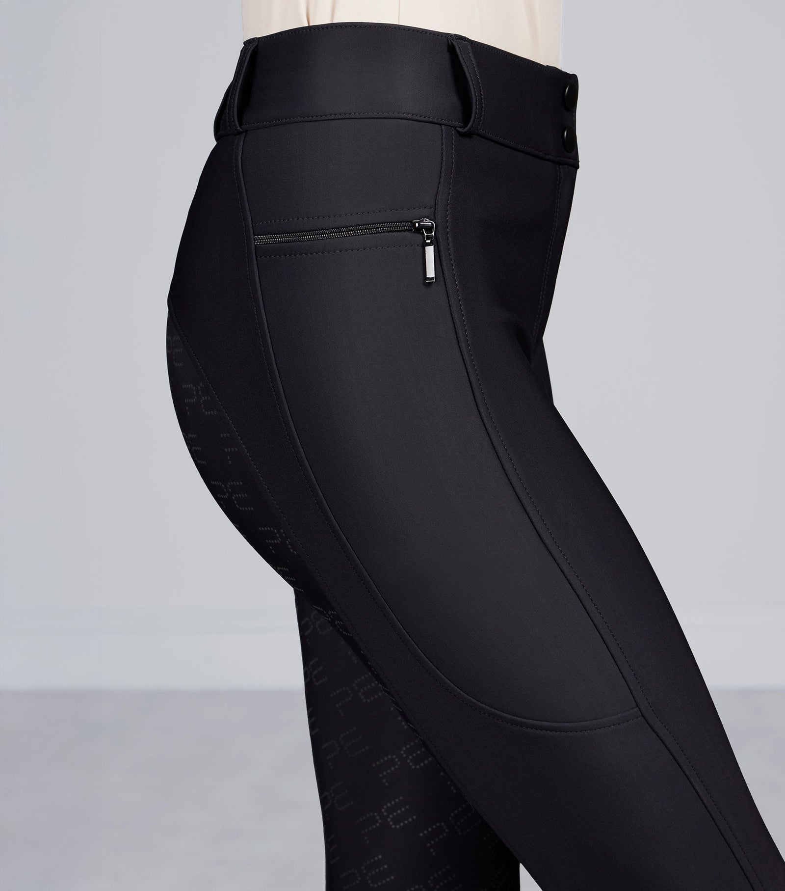 Premier Equine Felicio Womens Gel Full Seat Riding Breeches - Black - Nags Essentials