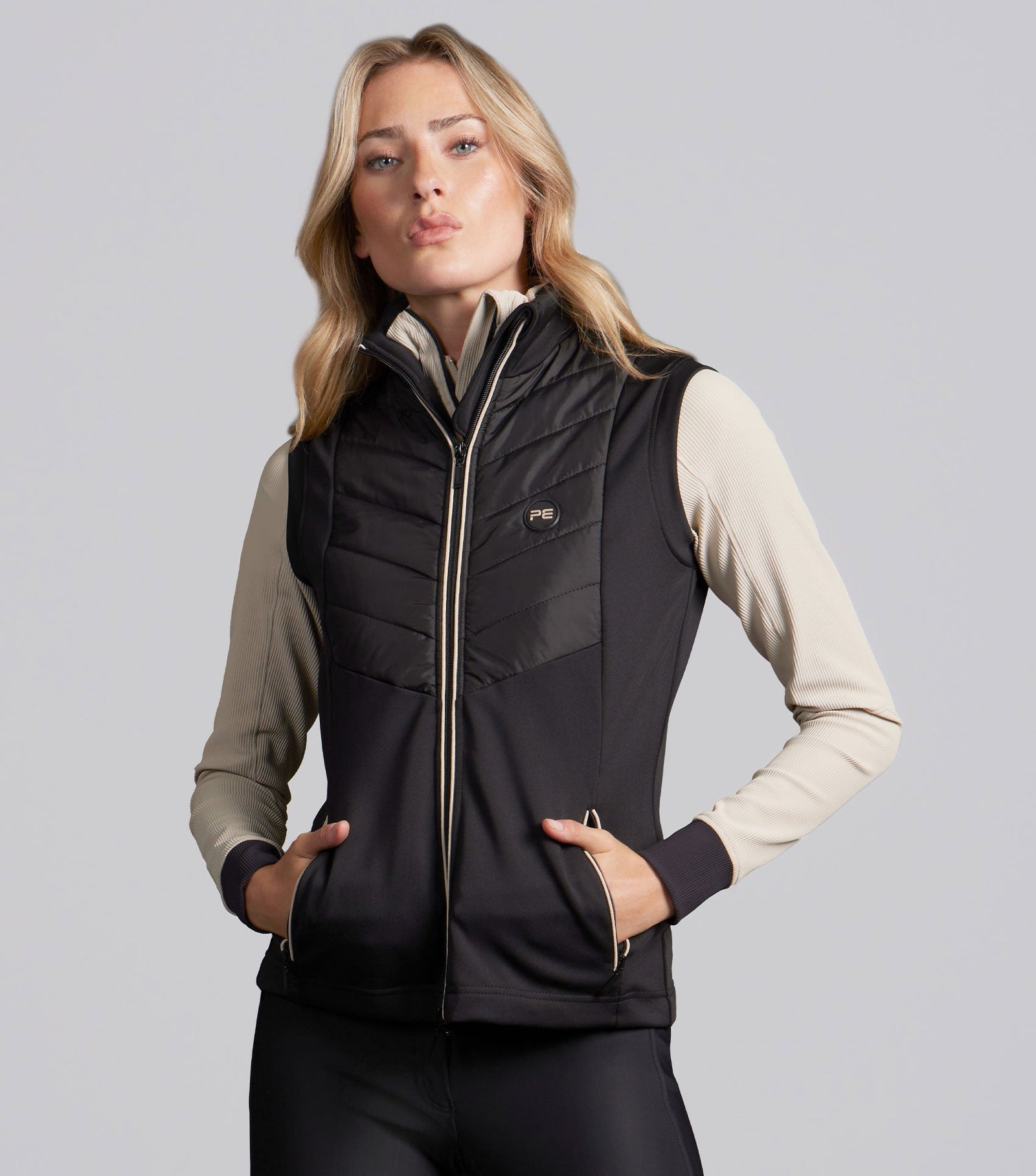 Premier Equine Felicio Womens Gilet - Black - Nags Essentials