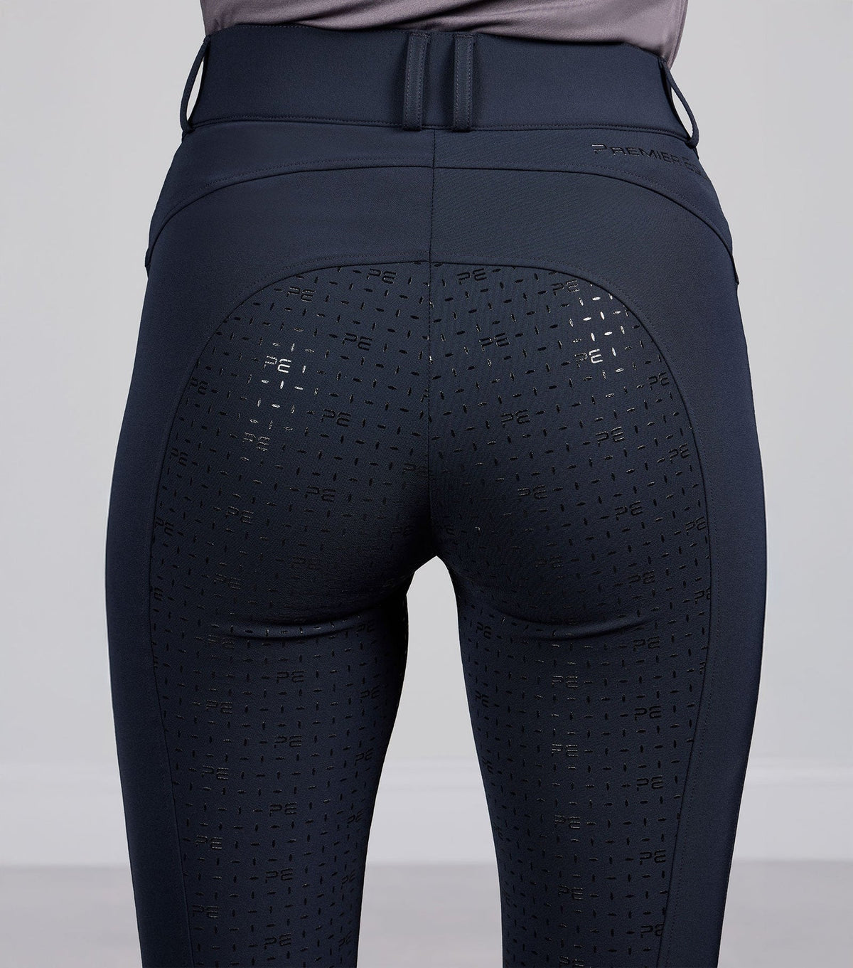 Premier Equine Filetto Womens Gel Full Seat Riding Breeches Navy - Nags Essentials