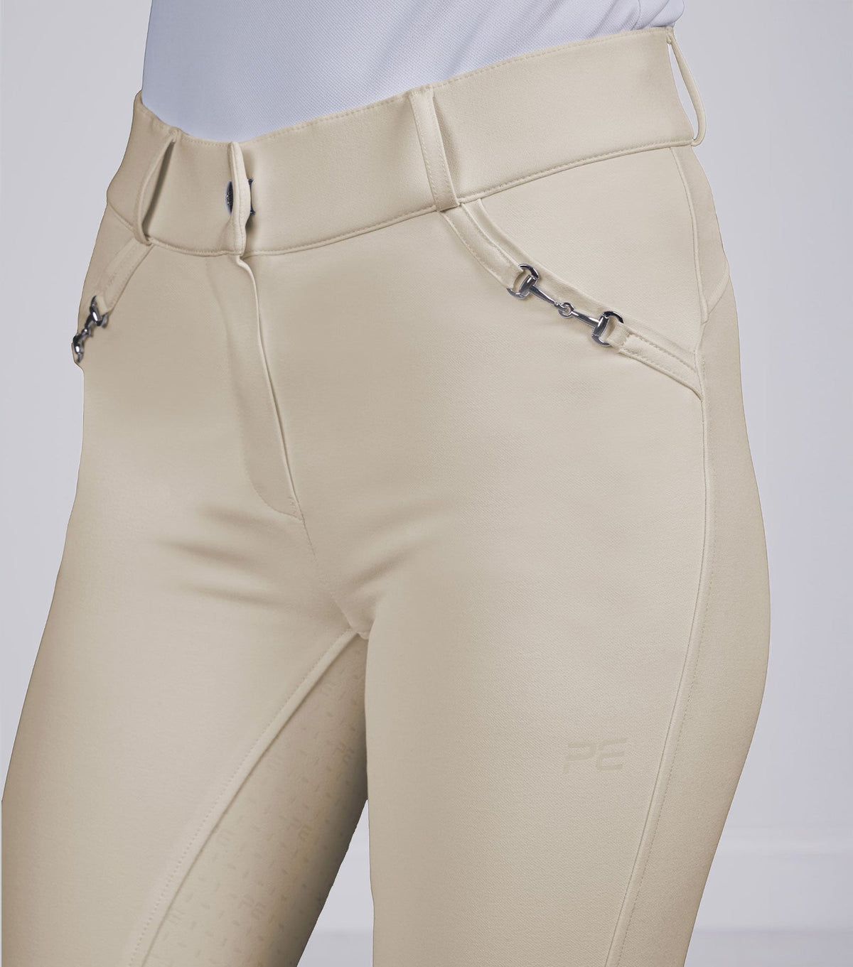 Premier Equine Filetto Womens Gel Full Seat Riding Breeches Navy - Nags Essentials