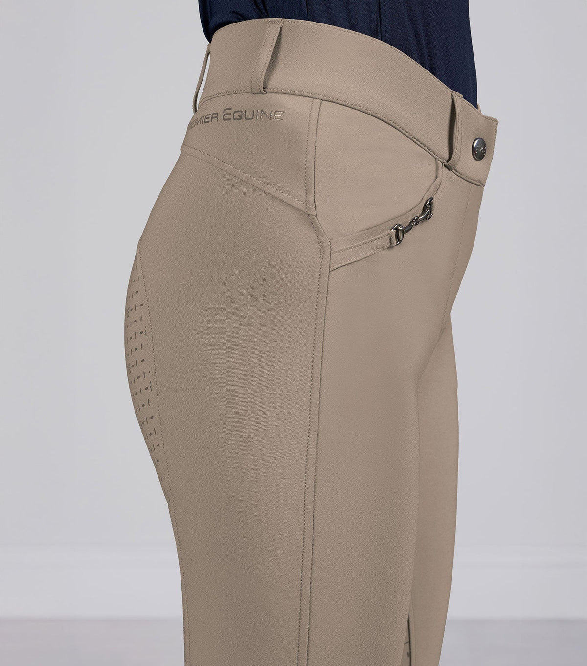 Premier Equine Filetto Womens Gel Full Seat Riding Breeches Navy - Nags Essentials