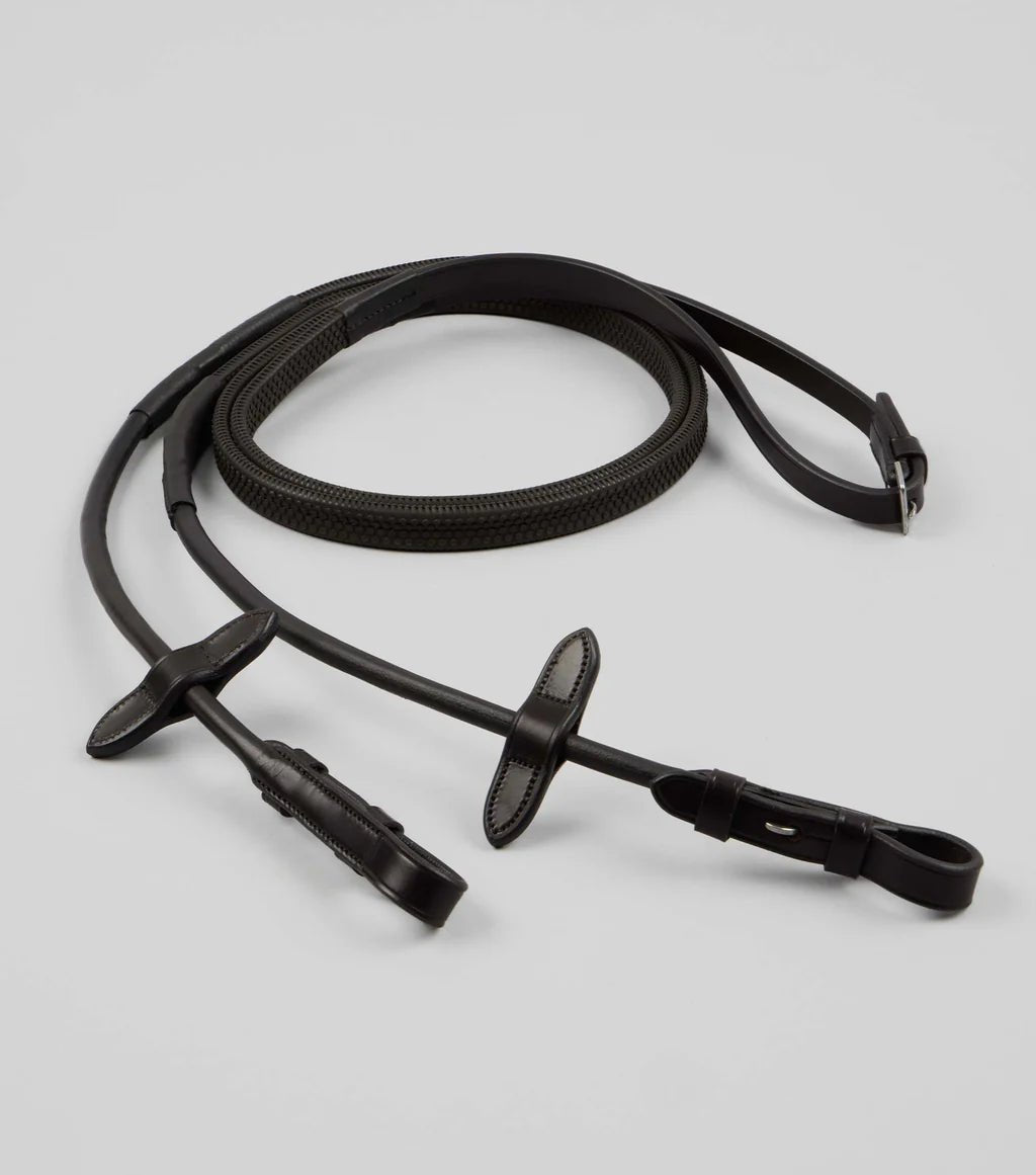 Premier Equine Finetti Rolled Leather Reins - Nags Essentials