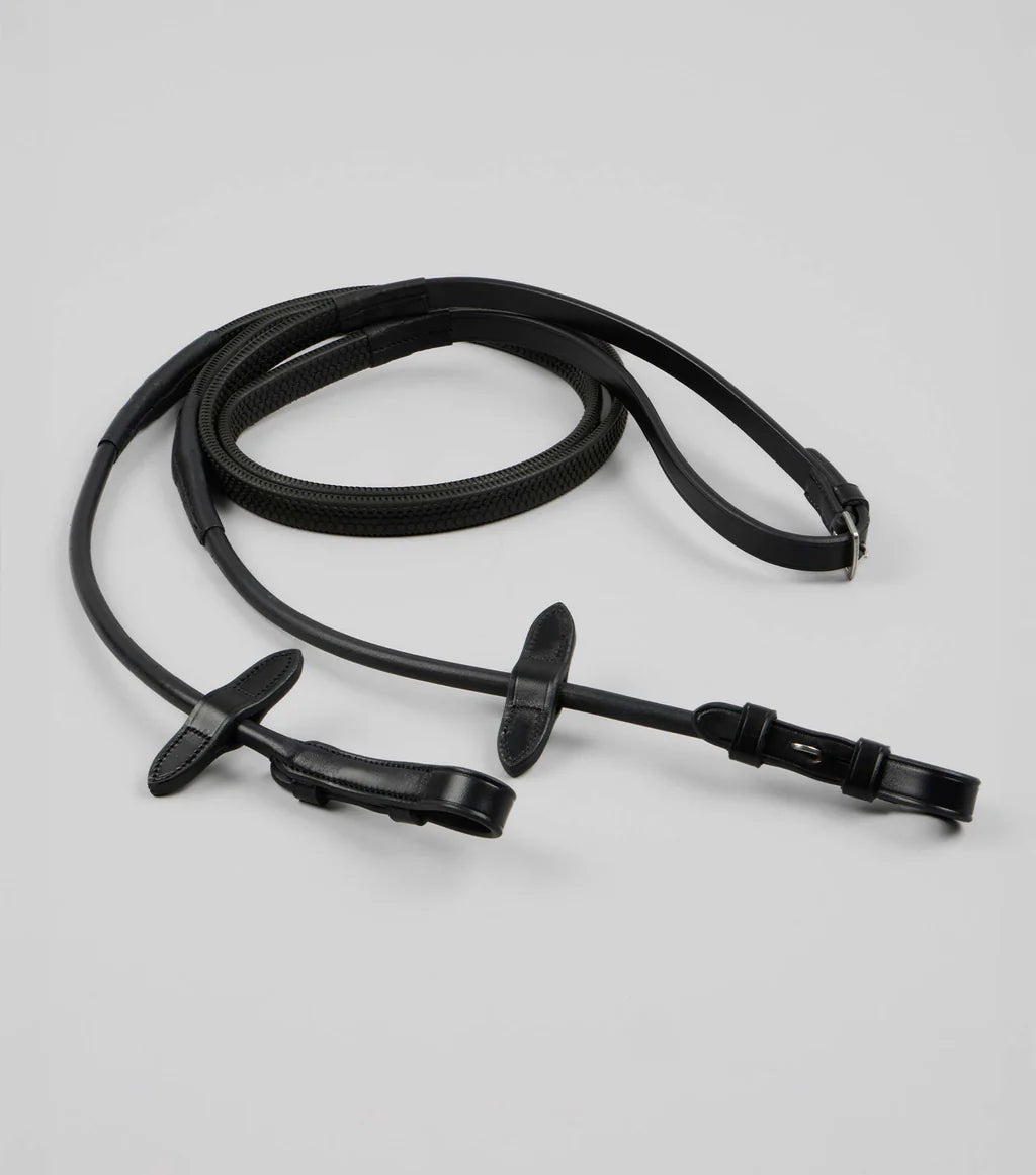 Premier Equine Finetti Rolled Leather Reins - Nags Essentials