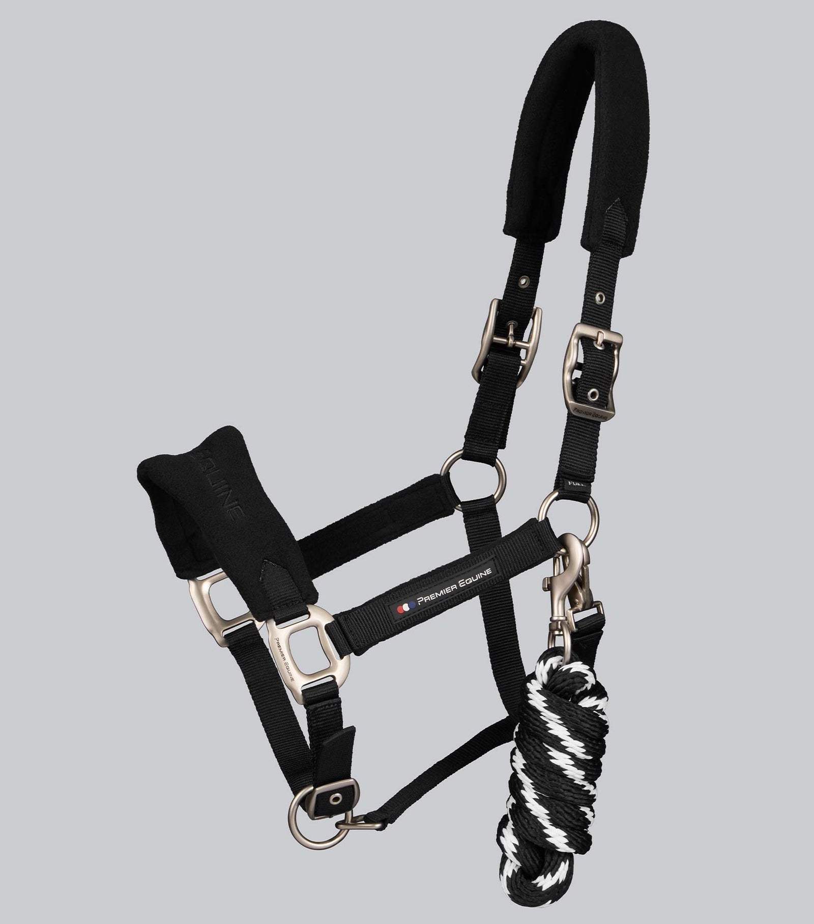 Premier Equine Fleece Padded Head Collar with Lead Rope - Nags Essentials