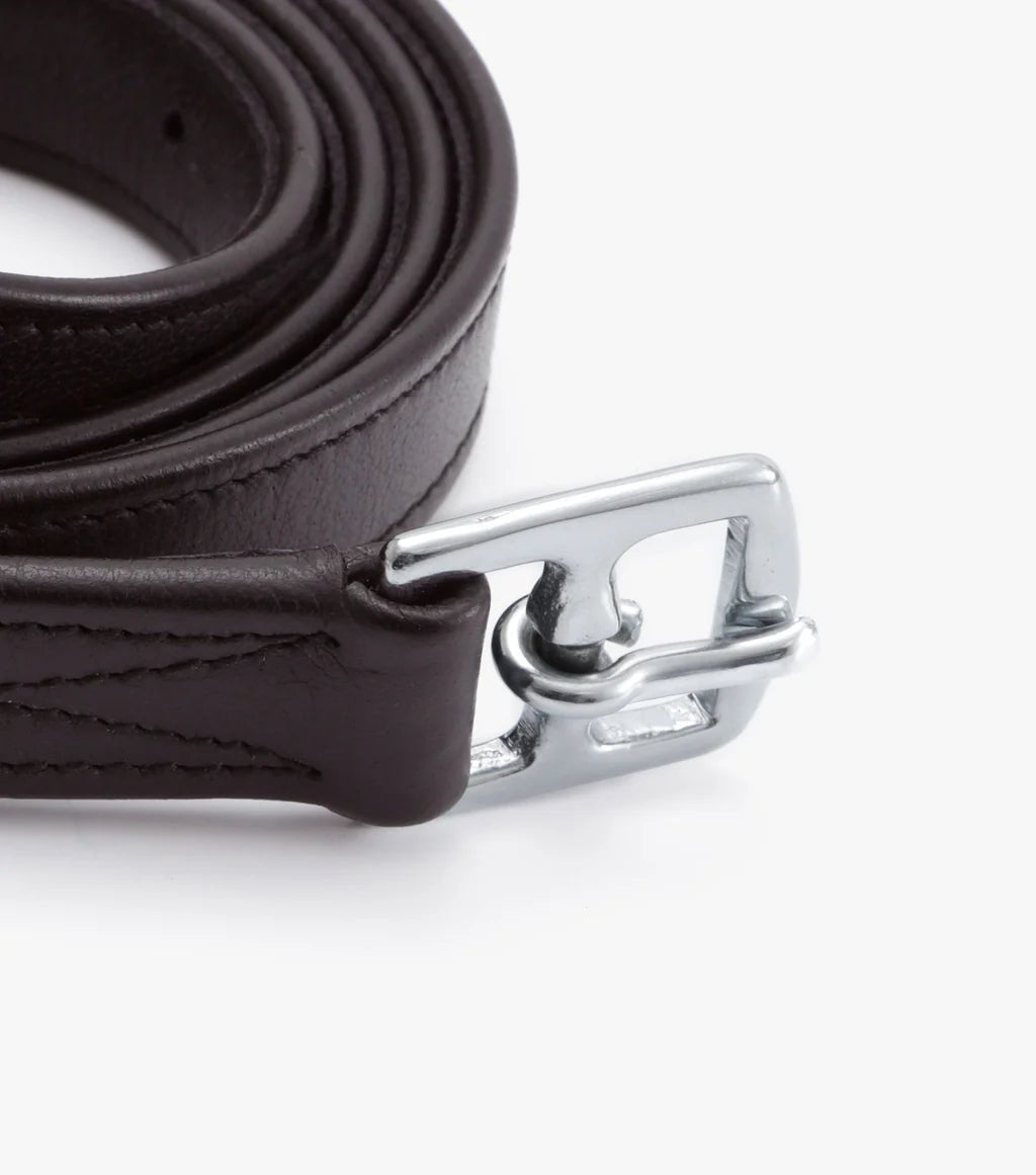Premier Equine Florence Stirrup Leathers Brown - Nags Essentials