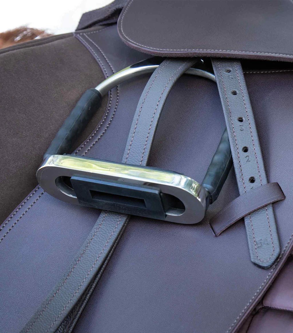 Premier Equine Florence Stirrup Leathers Brown - Nags Essentials