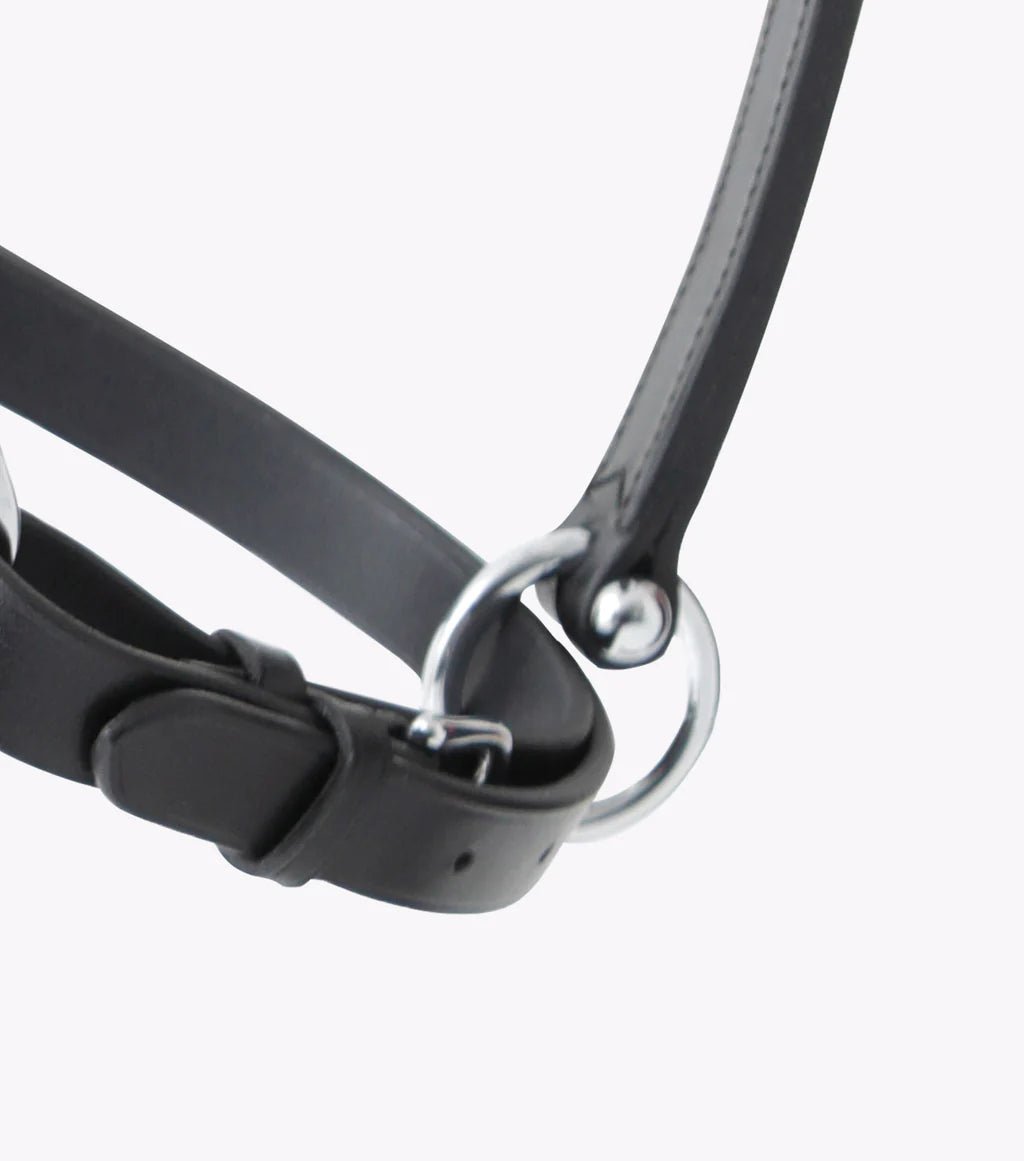 Premier Equine Hennaroso Rolled Anatomic Leather Head Collar - Nags Essentials