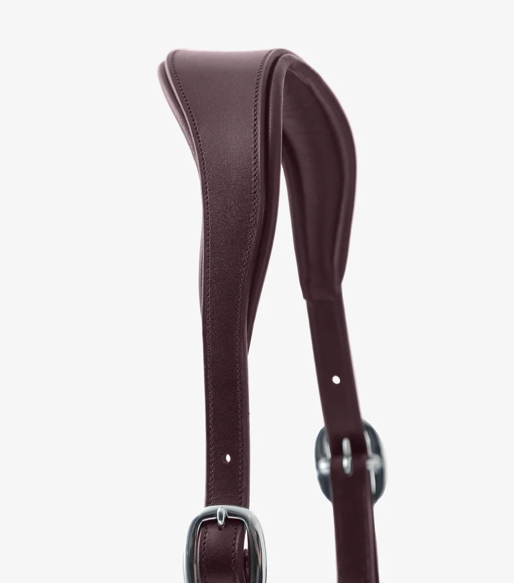 Premier Equine Hennaroso Rolled Anatomic Leather Head Collar - Nags Essentials