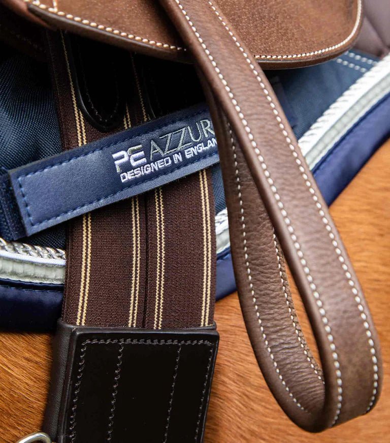 Premier Equine Lizzano Anatomic Leather Stud Girth - Nags Essentials