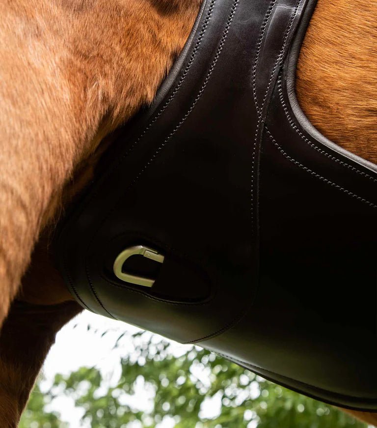 Premier Equine Lizzano Anatomic Leather Stud Girth - Nags Essentials