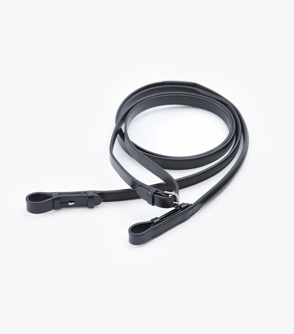 Premier Equine Luigi Plain Leather Reins - Nags Essentials