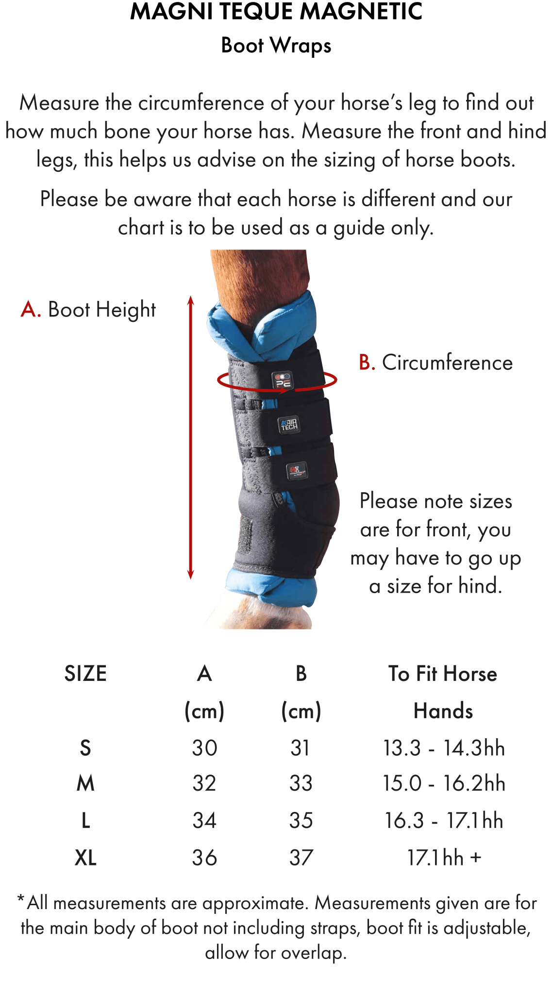 Premier Equine Magni-Teque Magnetic Boot Wraps with Liners - Nags Essentials
