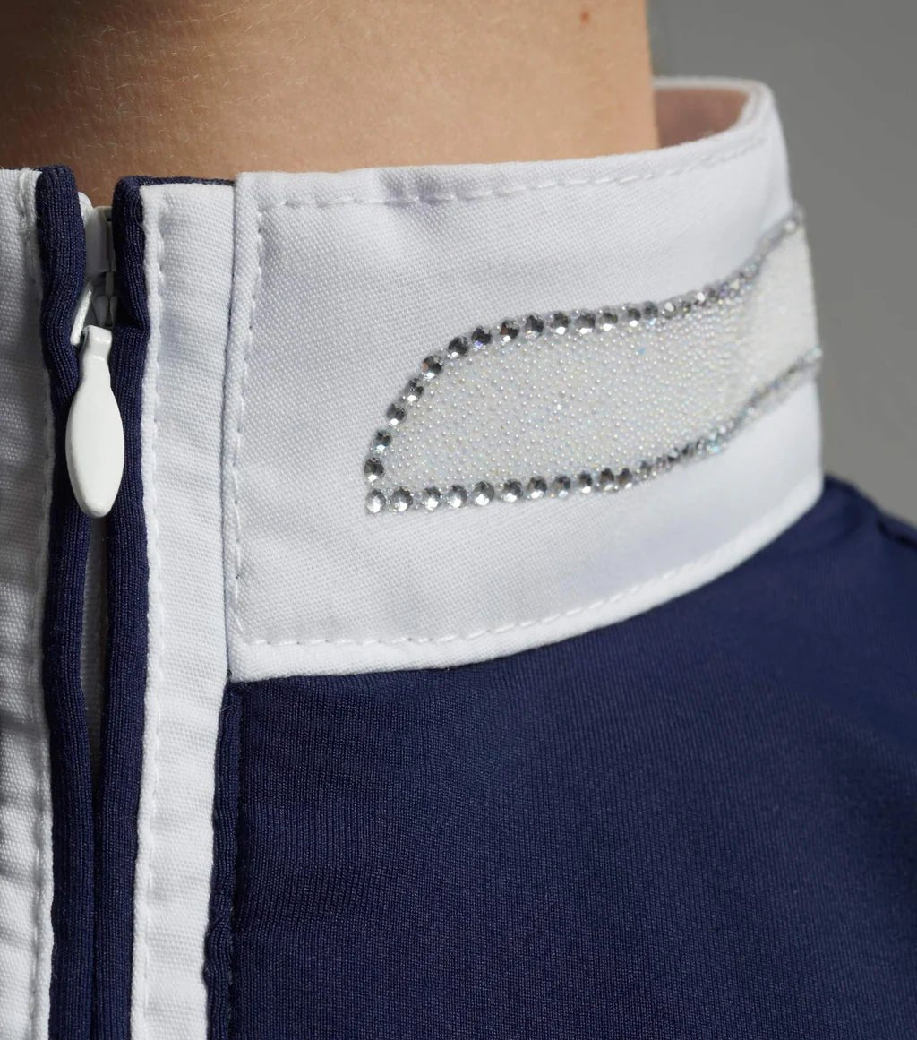 Premier Equine Maria Girls Diamante Show Shirt - Nags Essentials