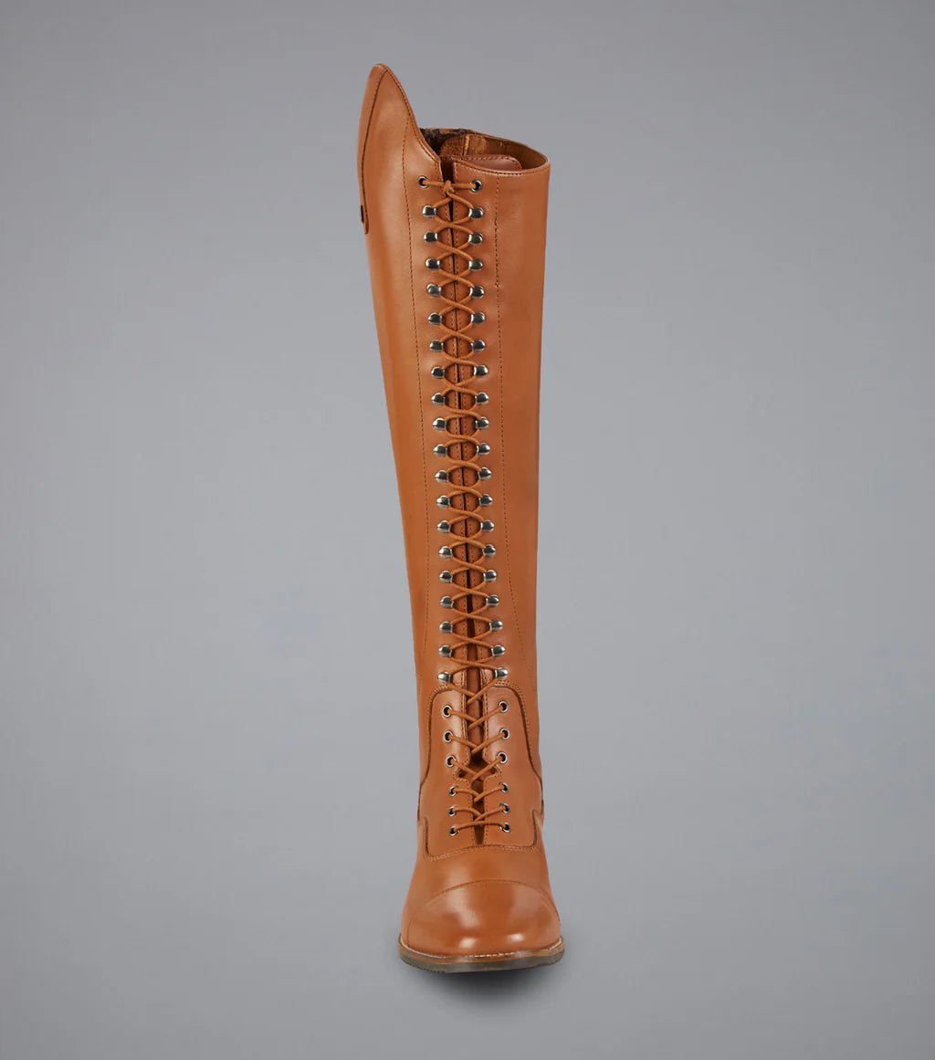 Premier Equine Maurizia Ladies Lace Front Tall Leather Riding Boot - Nags Essentials