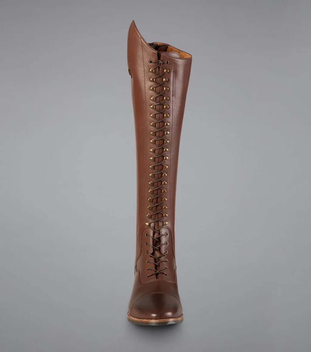 Premier Equine Maurizia Ladies Lace Front Tall Leather Riding Boot - Nags Essentials