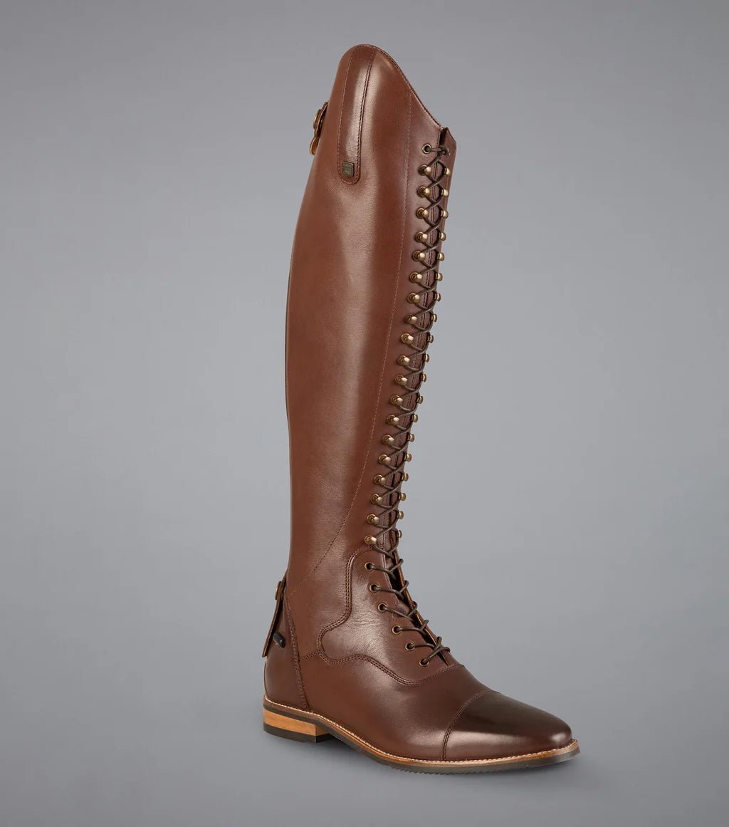Premier Equine Maurizia Ladies Lace Front Tall Leather Riding Boot - Nags Essentials