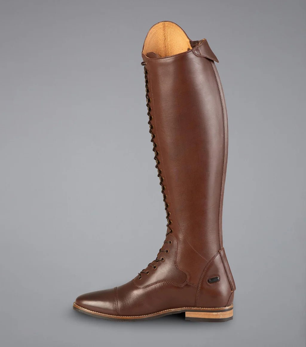 Premier Equine Maurizia Ladies Lace Front Tall Leather Riding Boot - Nags Essentials