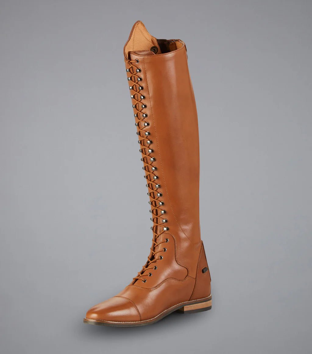 Premier Equine Maurizia Ladies Lace Front Tall Leather Riding Boot - Nags Essentials