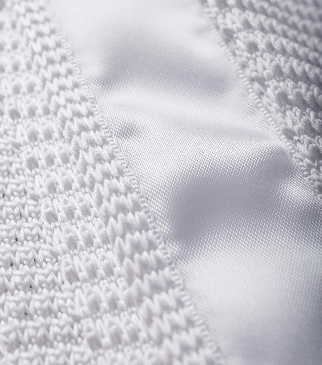 Premier Equine Men's Knitted Tie - White - Nags Essentials