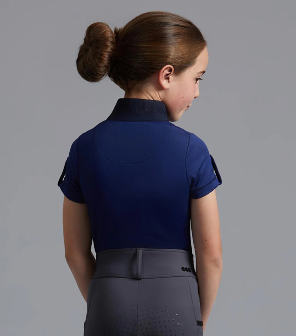 Premier Equine Mini Amia Girl's Technical Short Sleeve Riding Top - Nags Essentials