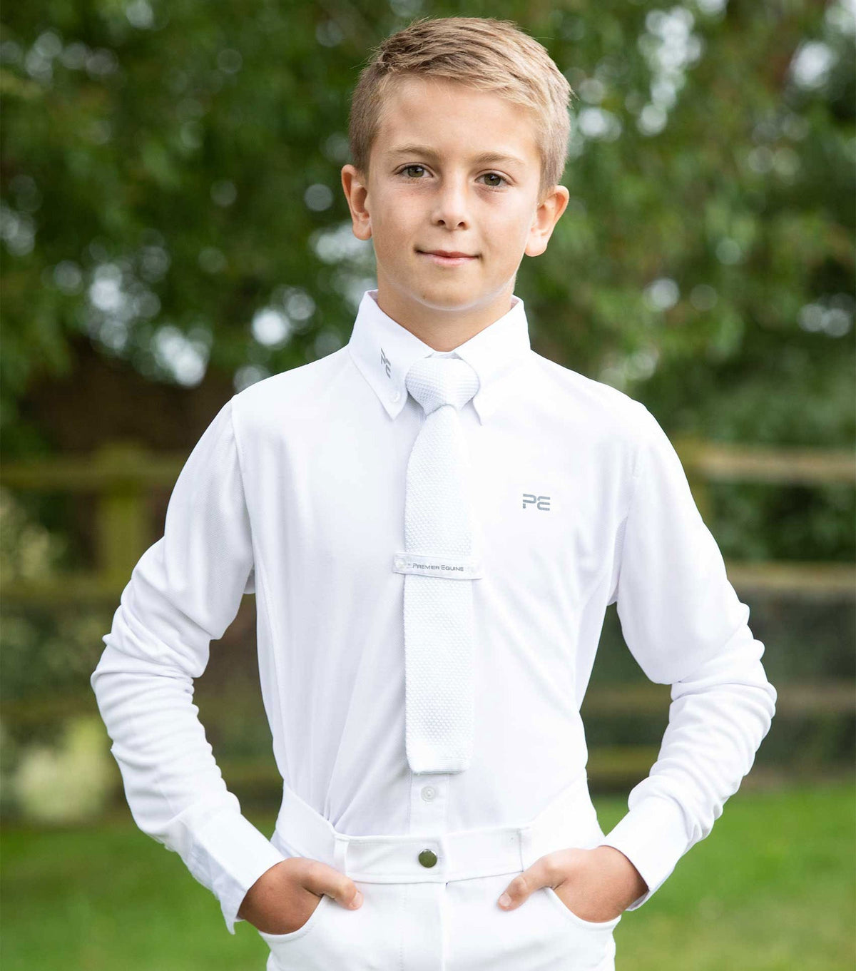 Premier Equine Mini Giulio Boy's Long Sleeve Show Shirt - Nags Essentials
