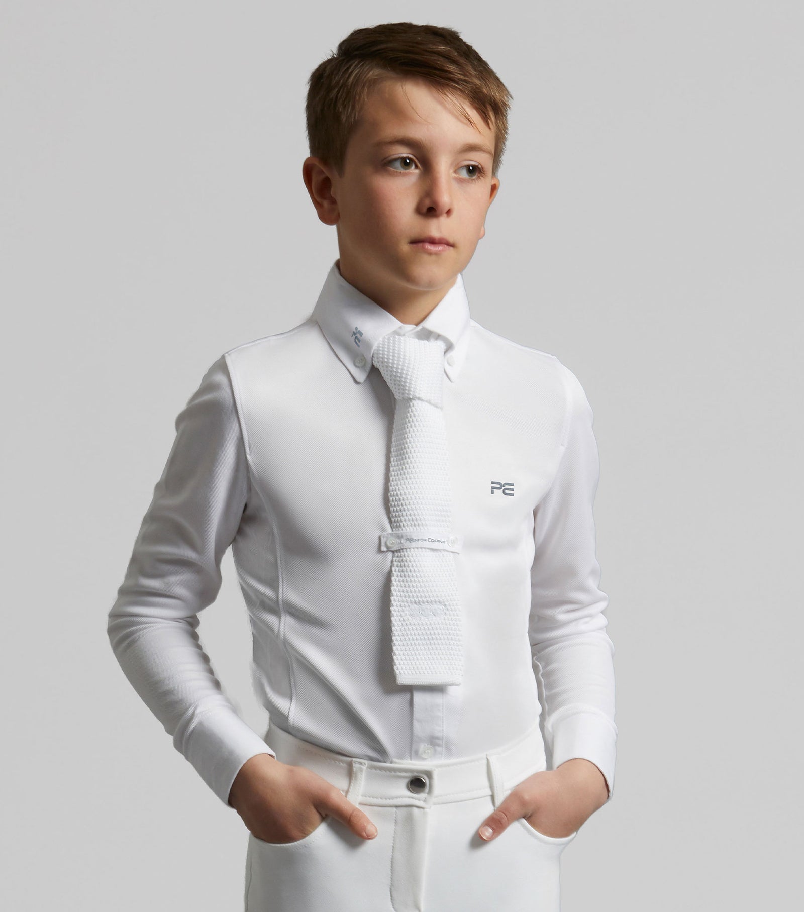 Premier Equine Mini Giulio Boy's Long Sleeve Show Shirt - Nags Essentials