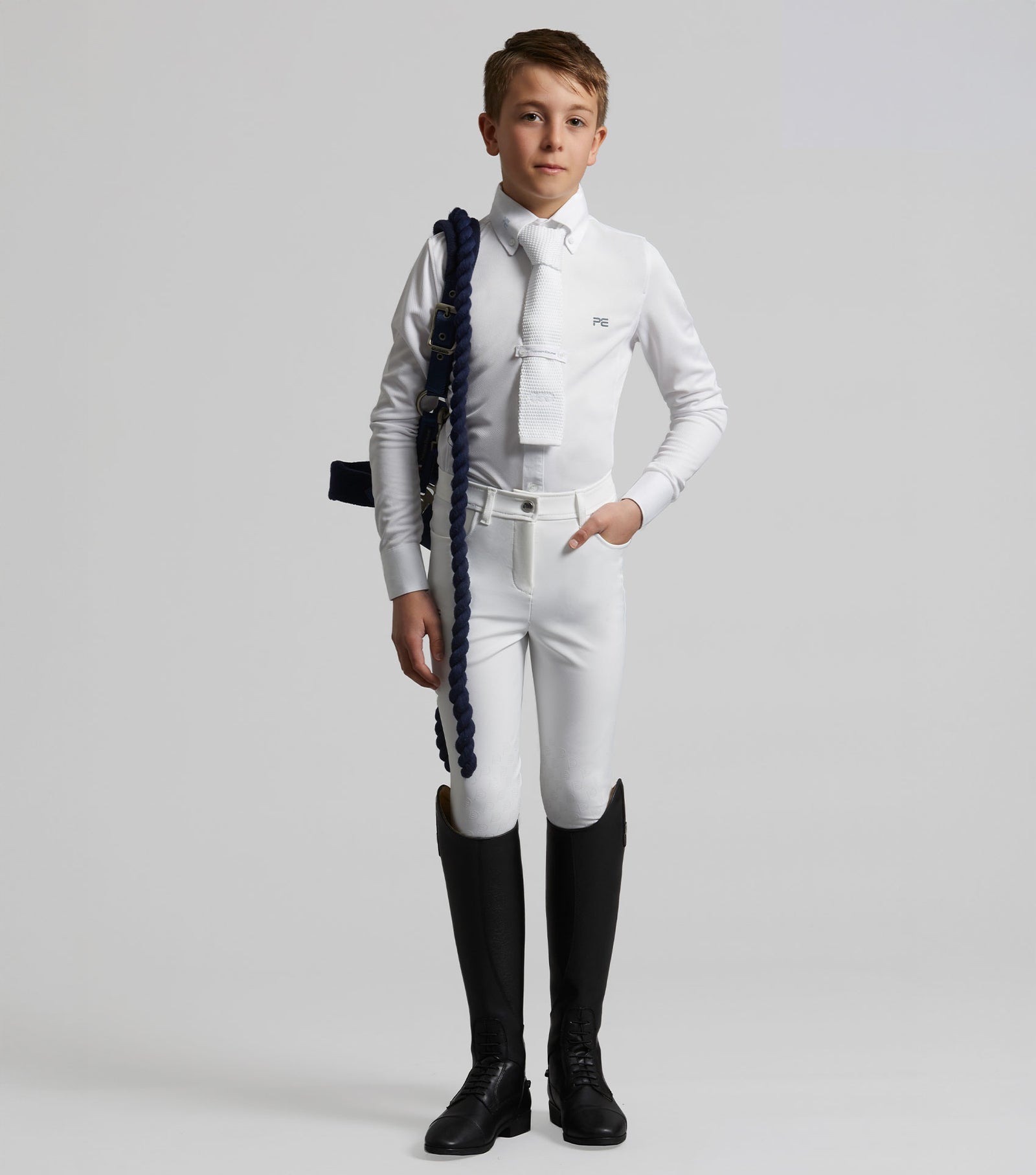 Premier Equine Mini Giulio Boy's Long Sleeve Show Shirt - Nags Essentials