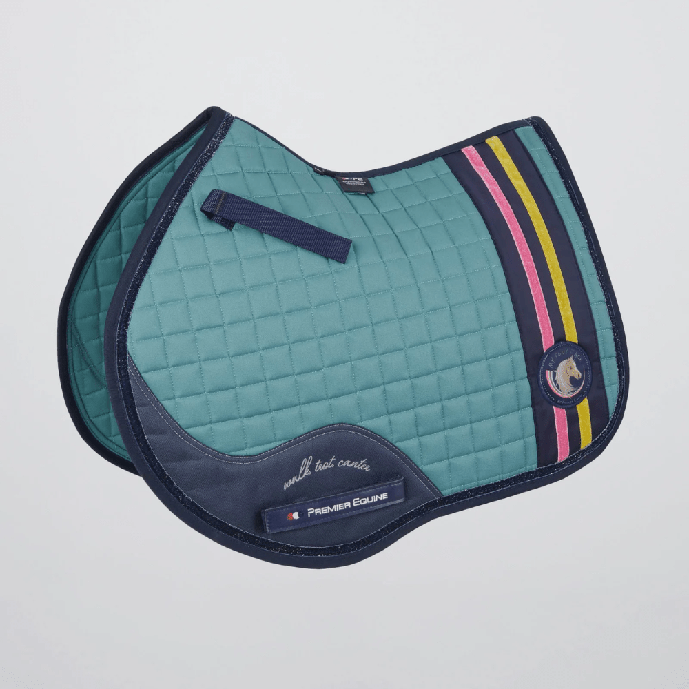 Premier Equine My Pony Jack Cotton GP/Jump Glitter Saddle Pad - Nags Essentials