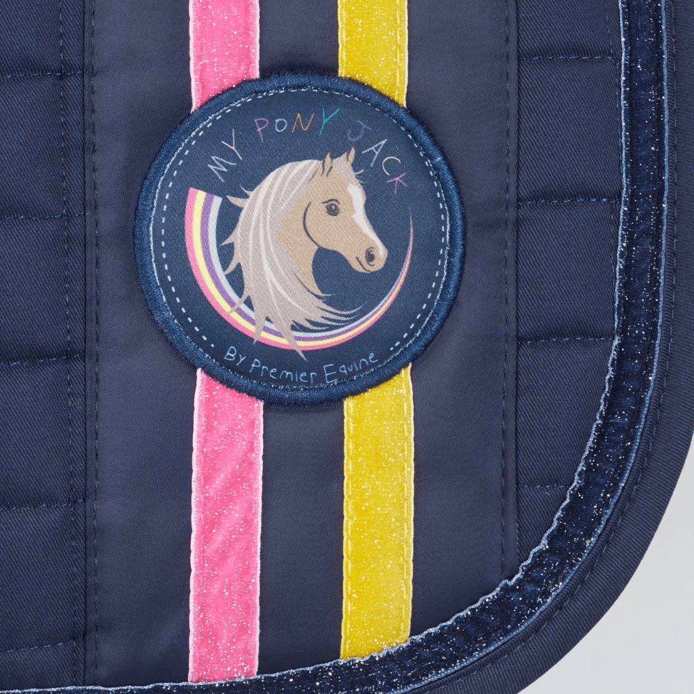 Premier Equine My Pony Jack Cotton GP/Jump Glitter Saddle Pad - Nags Essentials