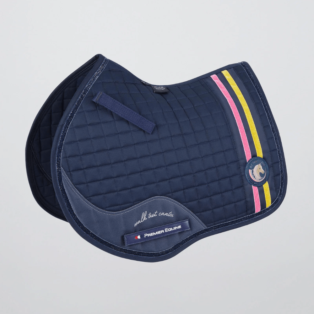 Premier Equine My Pony Jack Cotton GP/Jump Glitter Saddle Pad - Nags Essentials