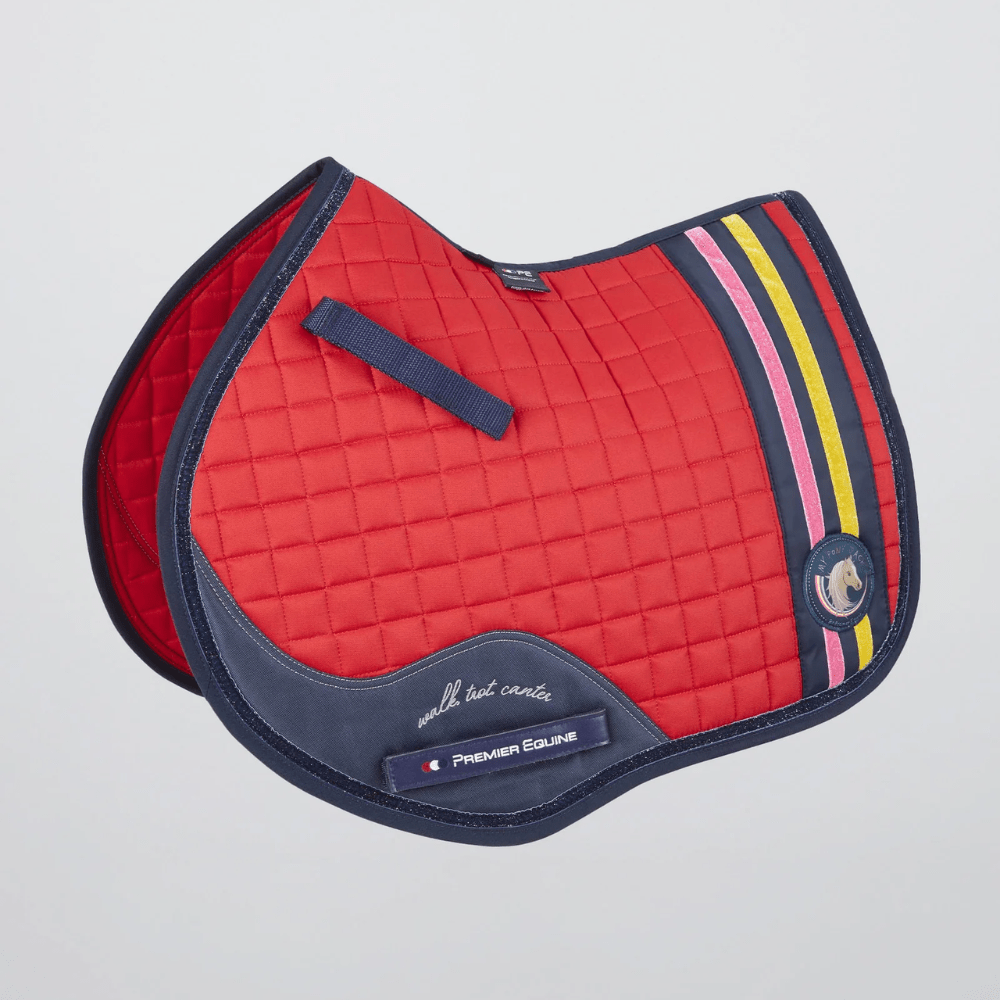 Premier Equine My Pony Jack Cotton GP/Jump Glitter Saddle Pad - Nags Essentials