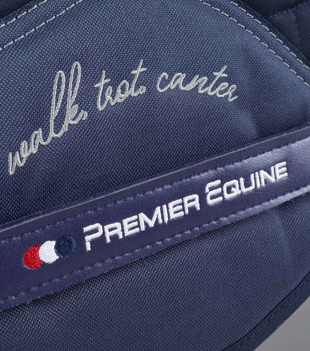 Premier Equine My Pony Jack Cotton GP/Jump Plain Saddle Pad - Navy - Nags Essentials