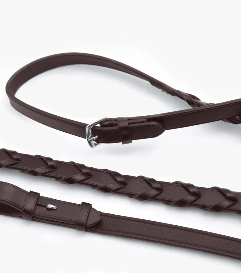 Premier Equine Pietro Laced Reins - Nags Essentials