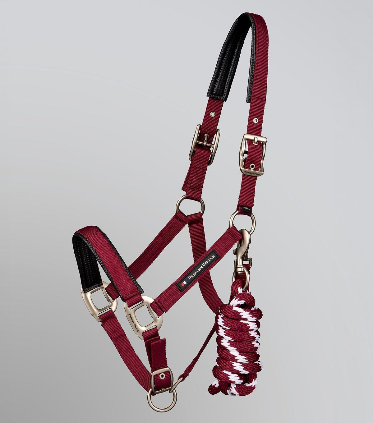 Premier Equine Plain Padded Head Collar with Lead Rope - Nags Essentials
