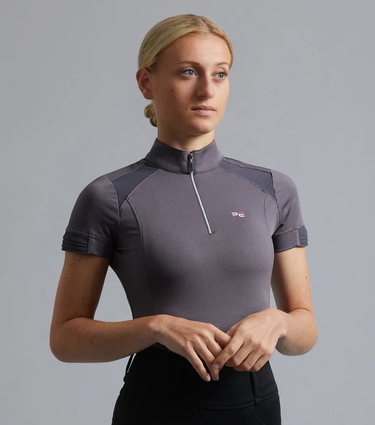 Premier Equine Remisa Ladies Technical Short Sleeve Riding Top - Nags Essentials