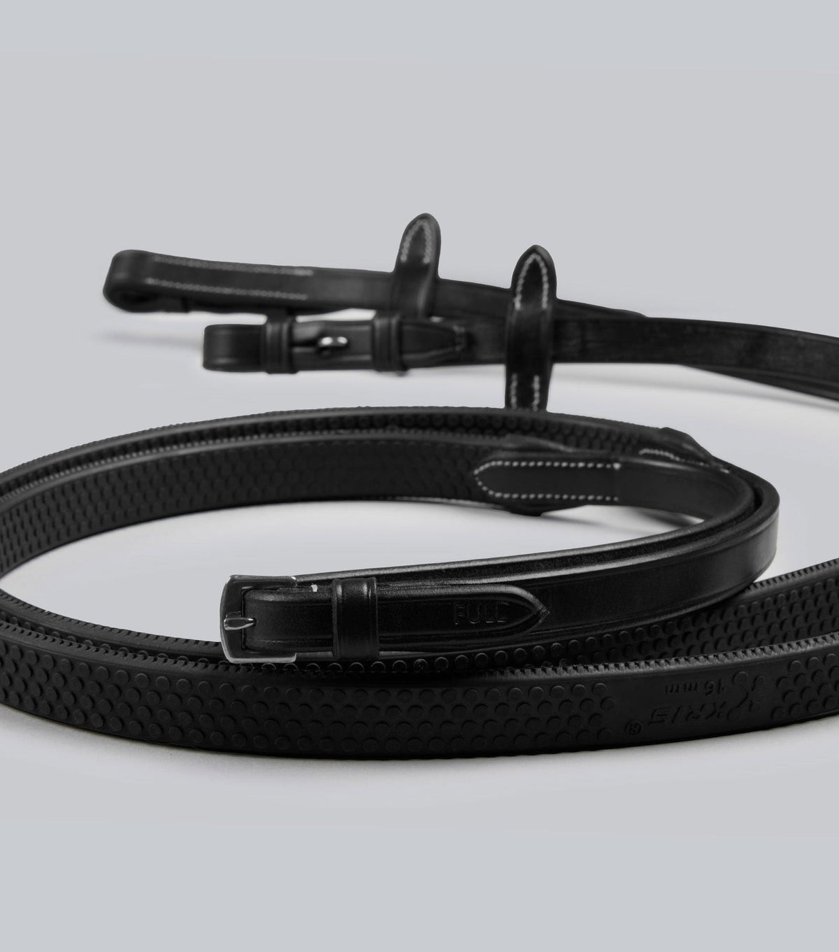 Premier Equine Rubber Reins Black - Nags Essentials