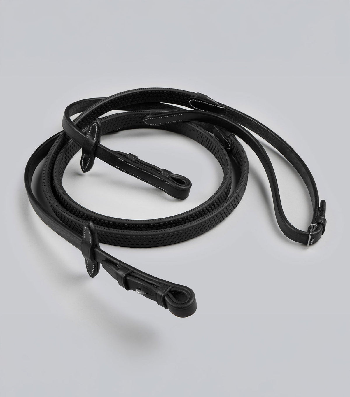 Premier Equine Rubber Reins Black - Nags Essentials