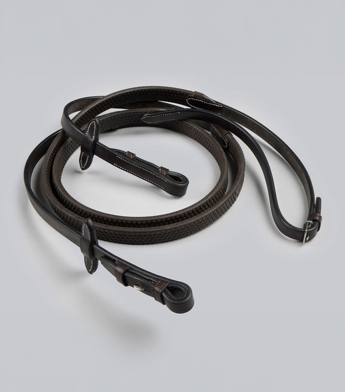 Premier Equine Rubber Reins Black - Nags Essentials