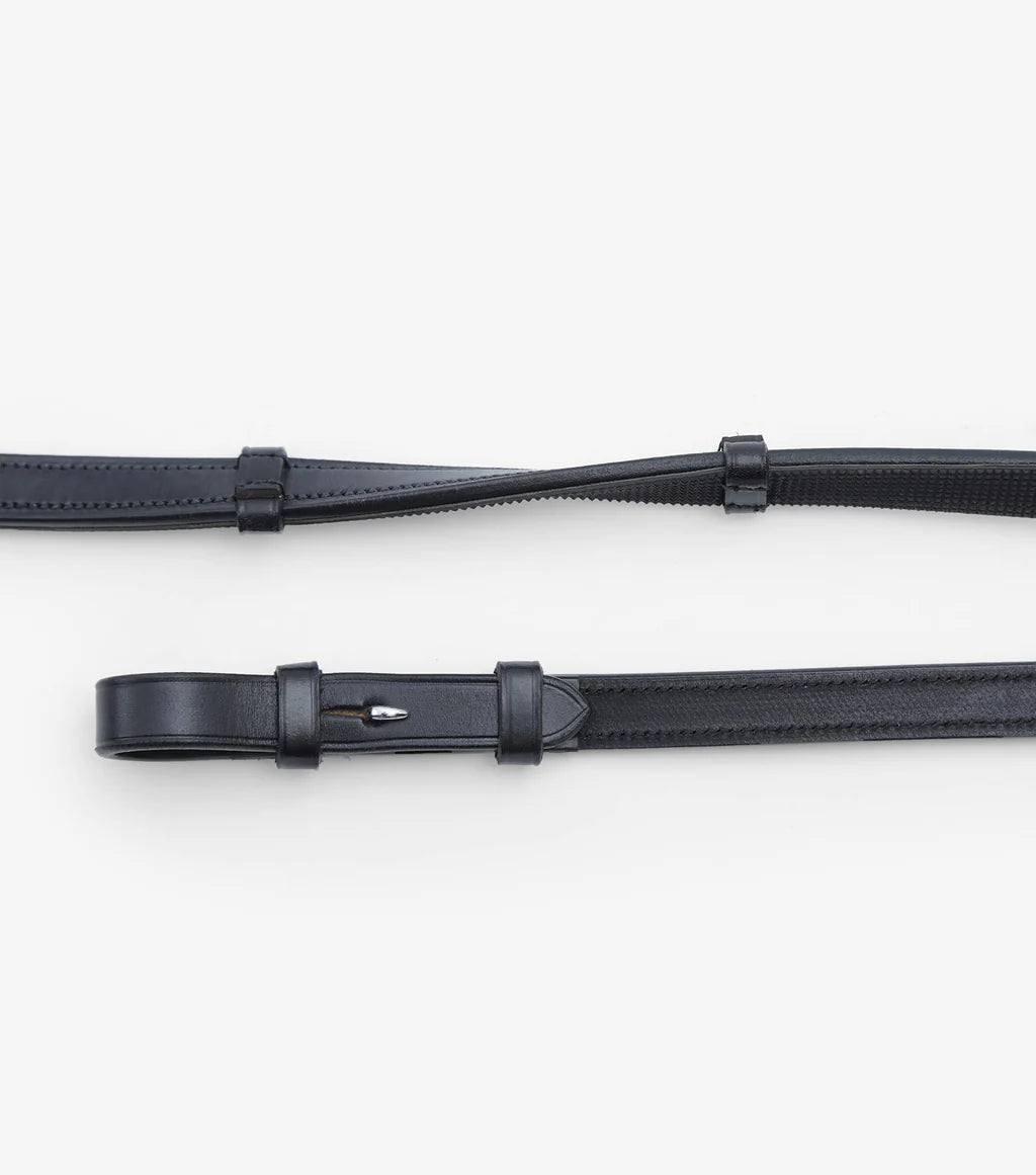 Premier Equine Salvatore Rubber & Leather Grip Reins - Nags Essentials