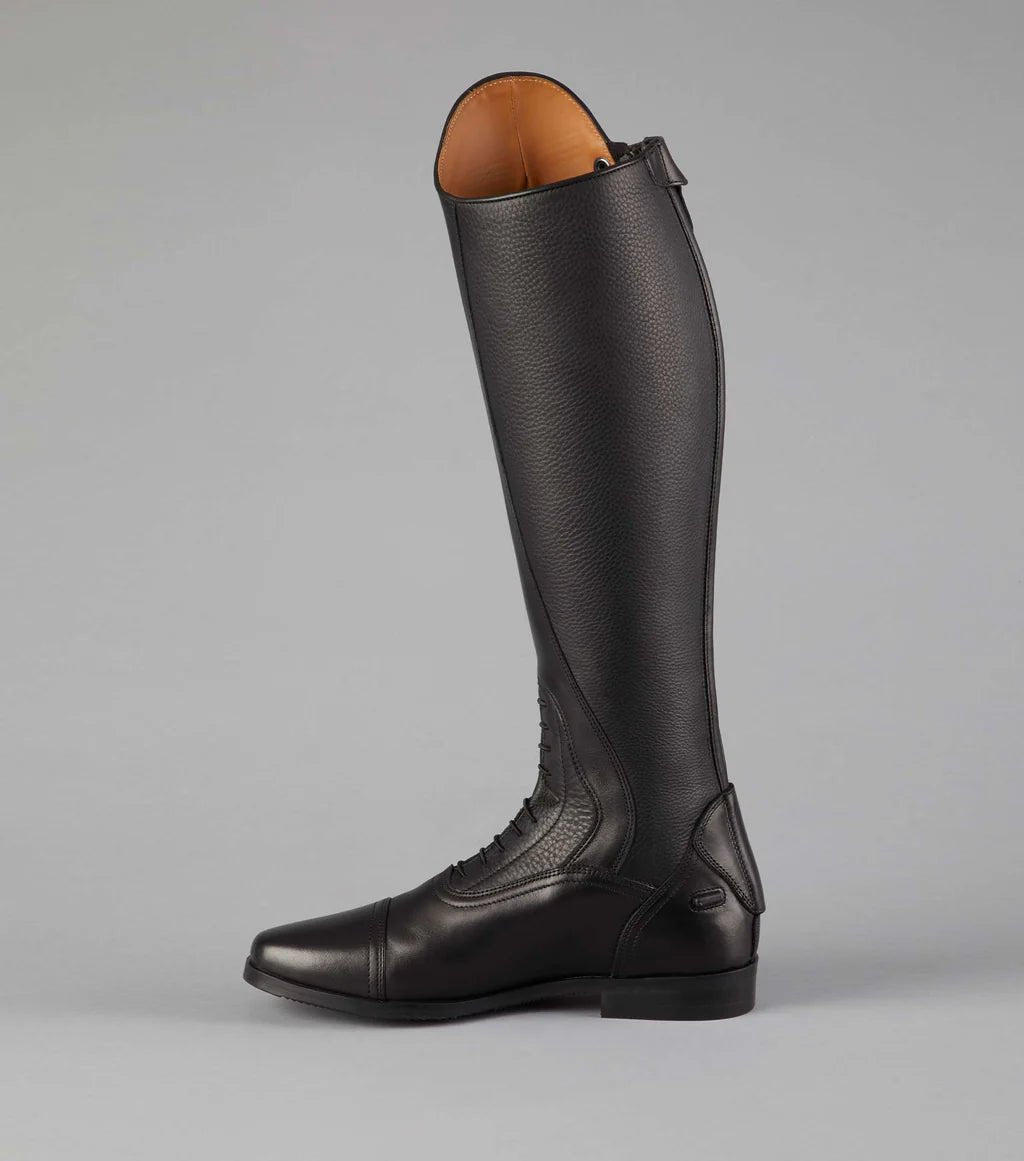 Premier Equine Silentio Mens Tall Leather Field Boot - Black - Nags Essentials
