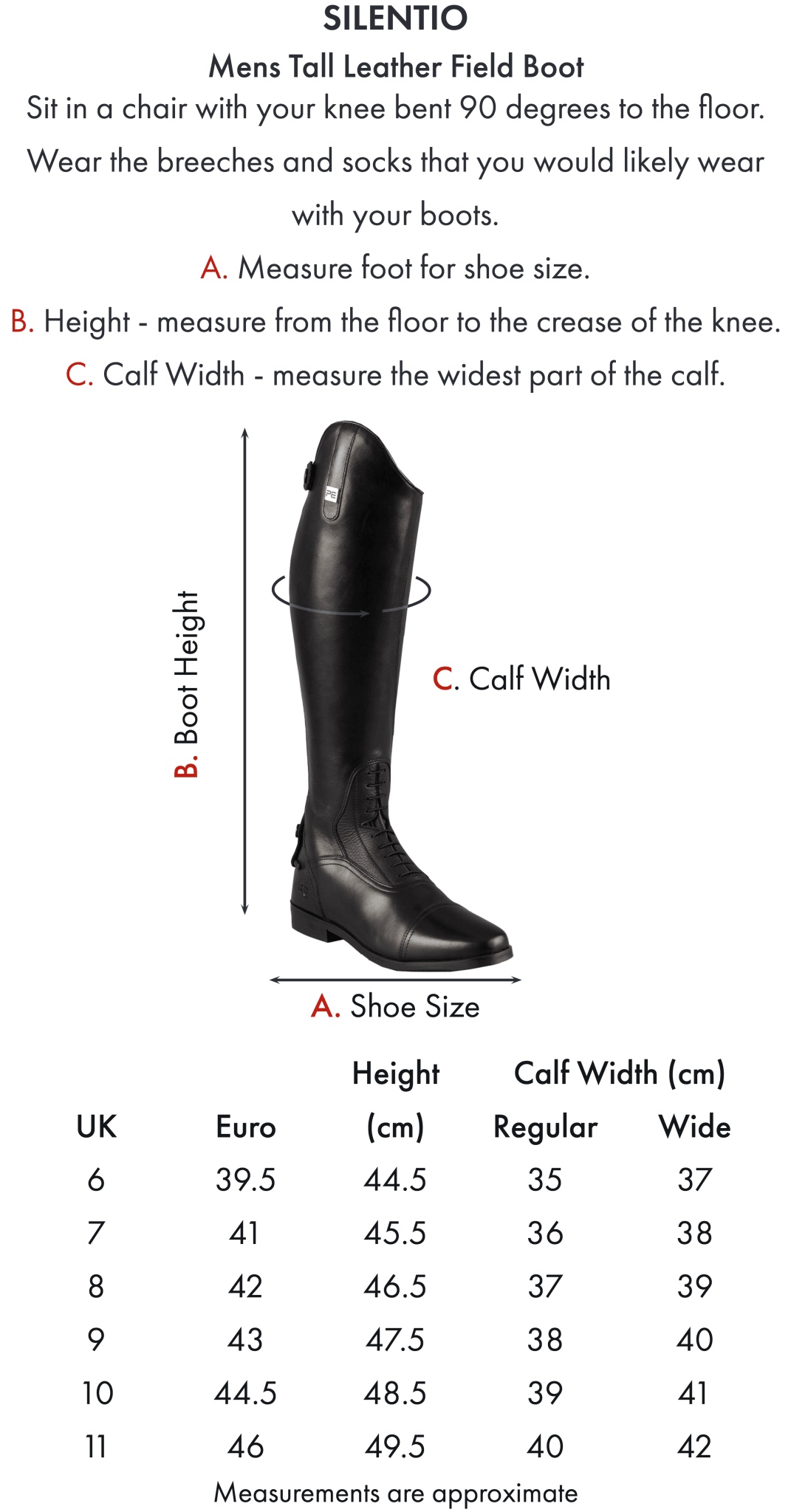 Premier Equine Silentio Mens Tall Leather Field Boot - Black - Nags Essentials