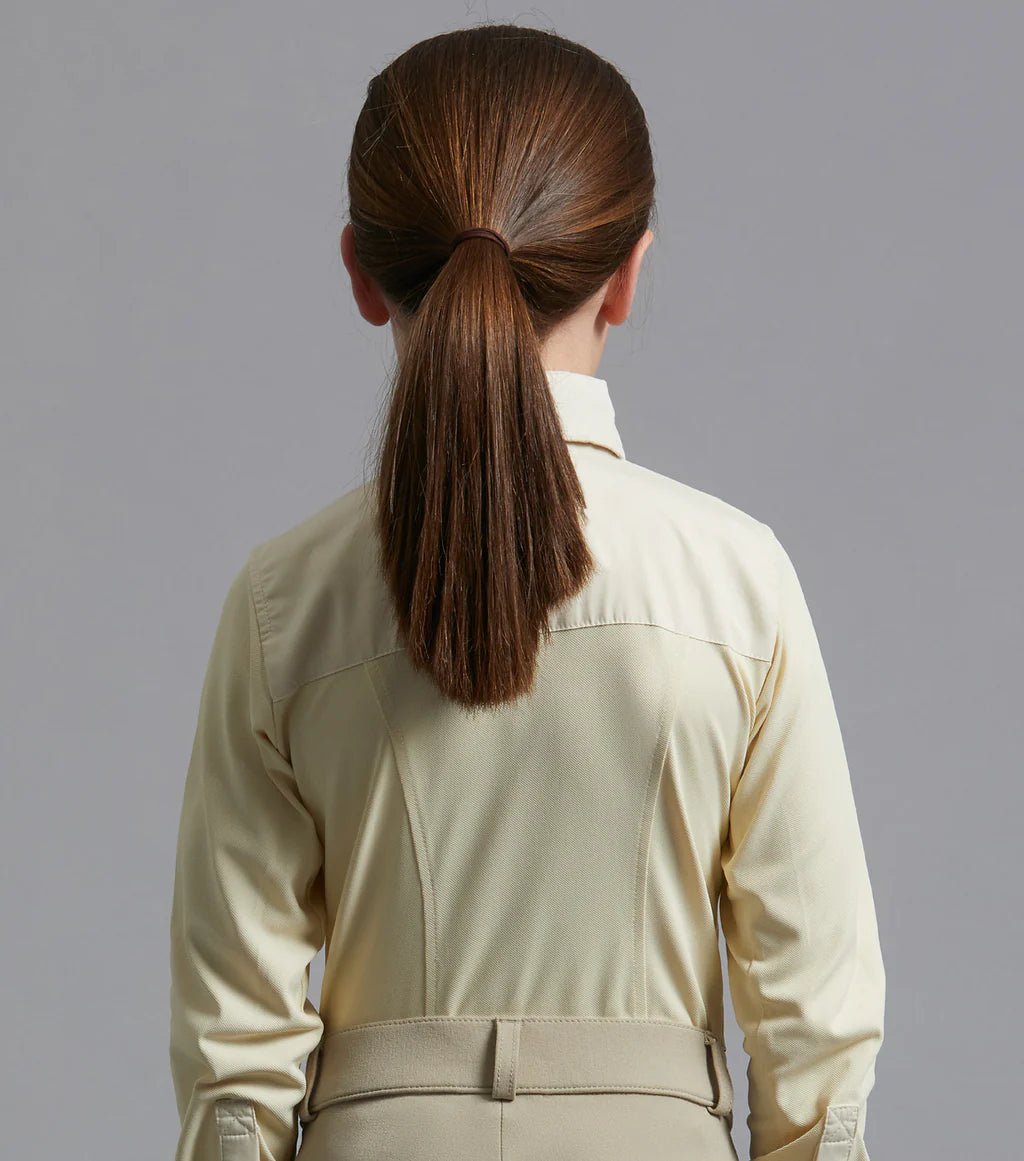 Premier Equine Tessa Girls Long Sleeve Tie Shirt - Nags Essentials