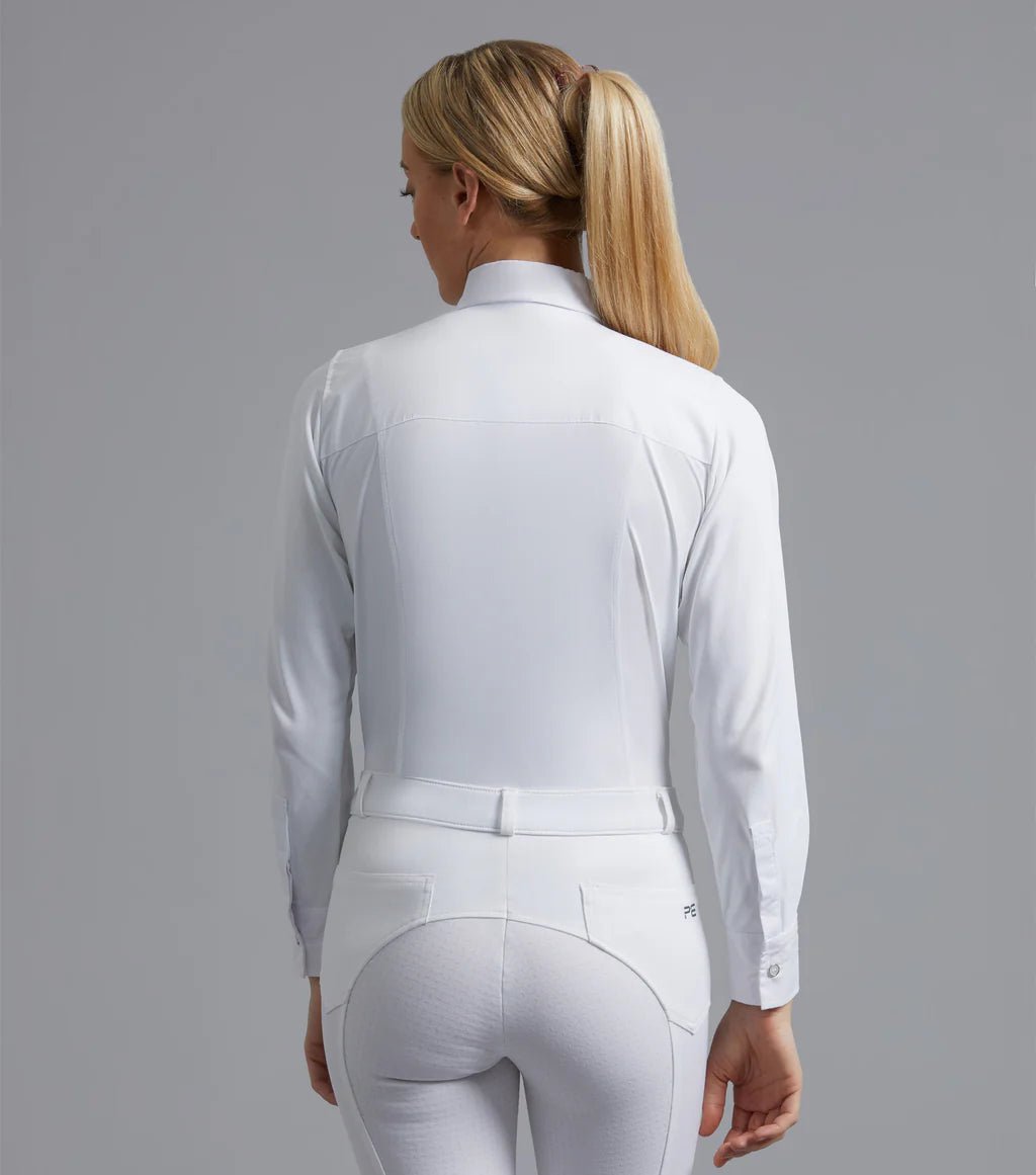Premier Equine Tessa Ladies Long Sleeve Tie Shirt - Nags Essentials