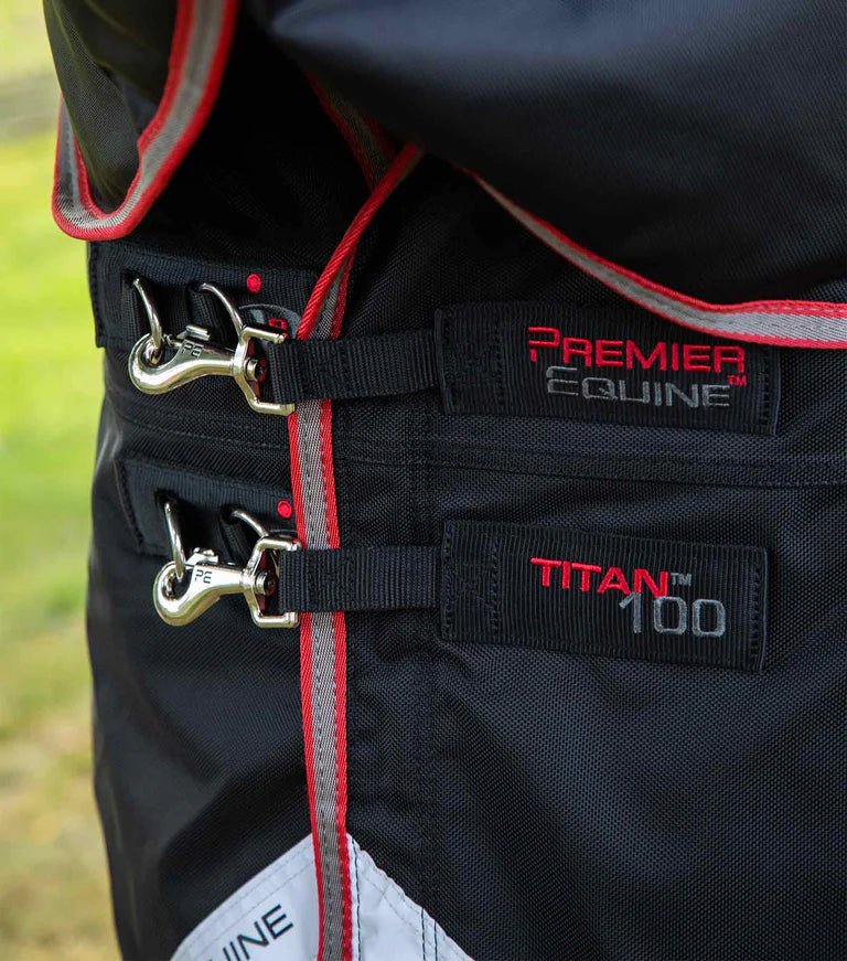 Premier Equine Titan 100g Turnout Rug with Snug-Fit Neck Cover - Nags Essentials