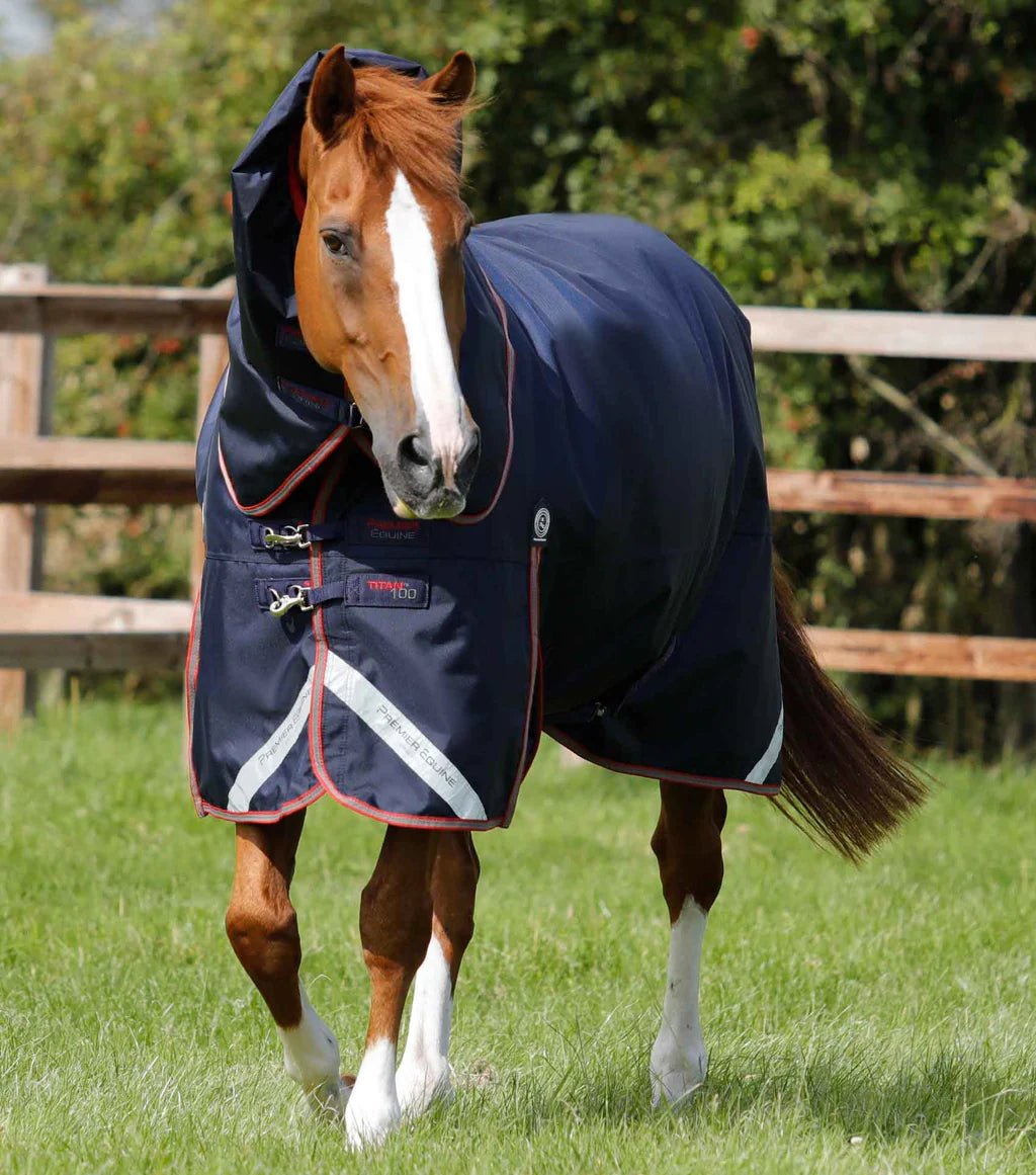 Premier Equine Titan 100g Turnout Rug with Snug-Fit Neck Cover - Nags Essentials