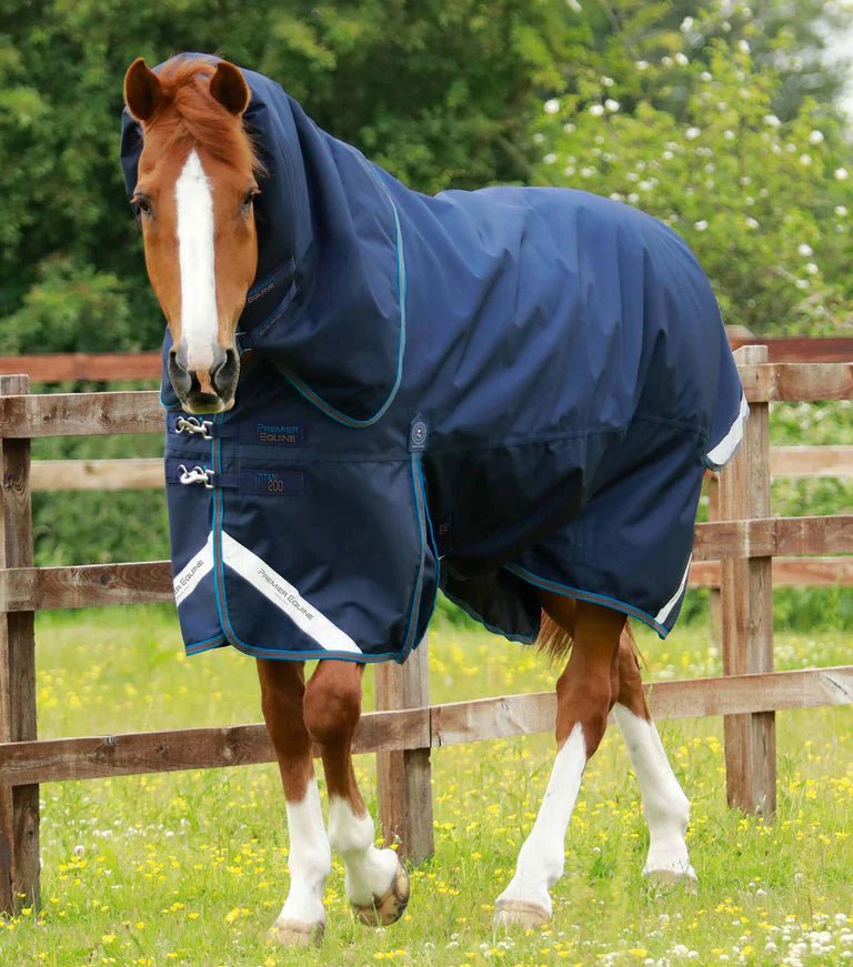 Premier Equine Titan 200g Turnout Rug with Snug Neck Cover - Nags Essentials